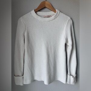 Philosophy Republic Clothing White Crew Neck Sweater Womens Size L